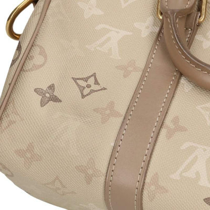 LOUISVUITTON Keepall Bandoulière 25 Bag Beige Size 25