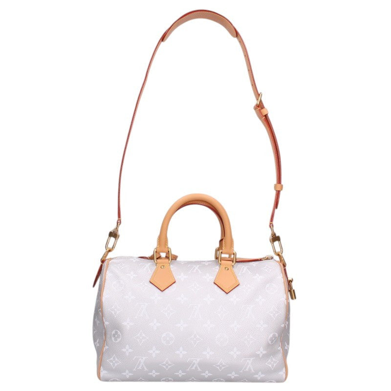 LOUISVUITTON 26AW Silver Monogram Speedy P9 Bag Size 30