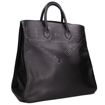 HERMES Haut a Courroies 40 Evergrain Leather Handbag