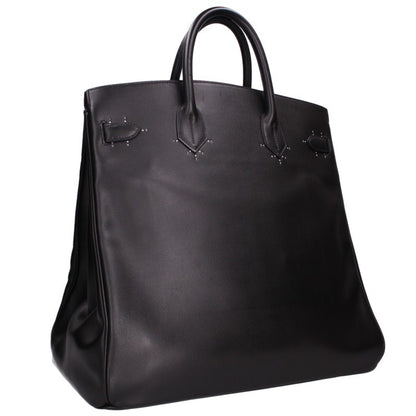 HERMES Haut a Courroies 40 Evergrain Leather Handbag