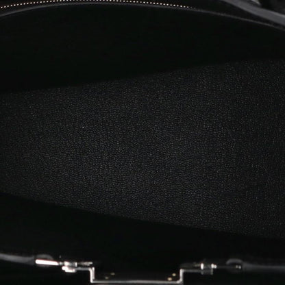 HERMES Haut a Courroies 40 Evergrain Leather Handbag