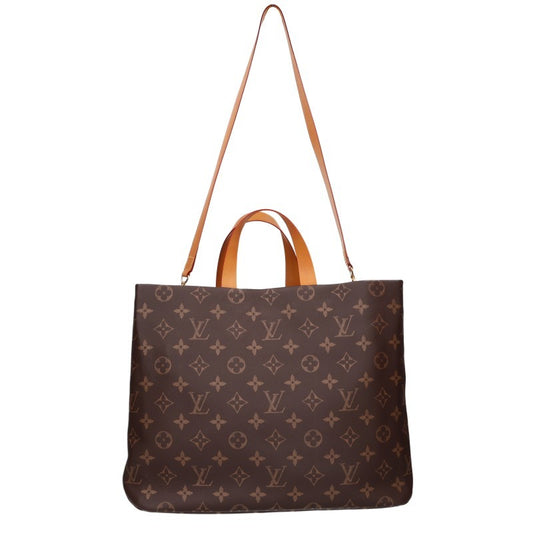 LOUISVUITTON Monogram Leather Shopper Tote Bag Size MM