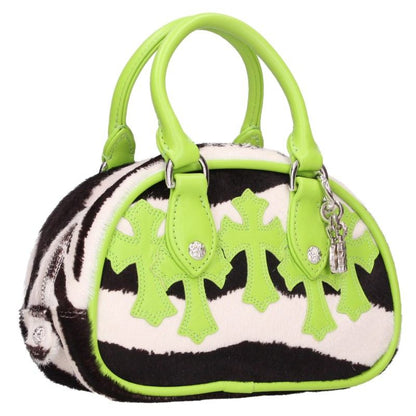 Chrome Hearts Tiny Gym Bag Cross Patch Floral Handbag