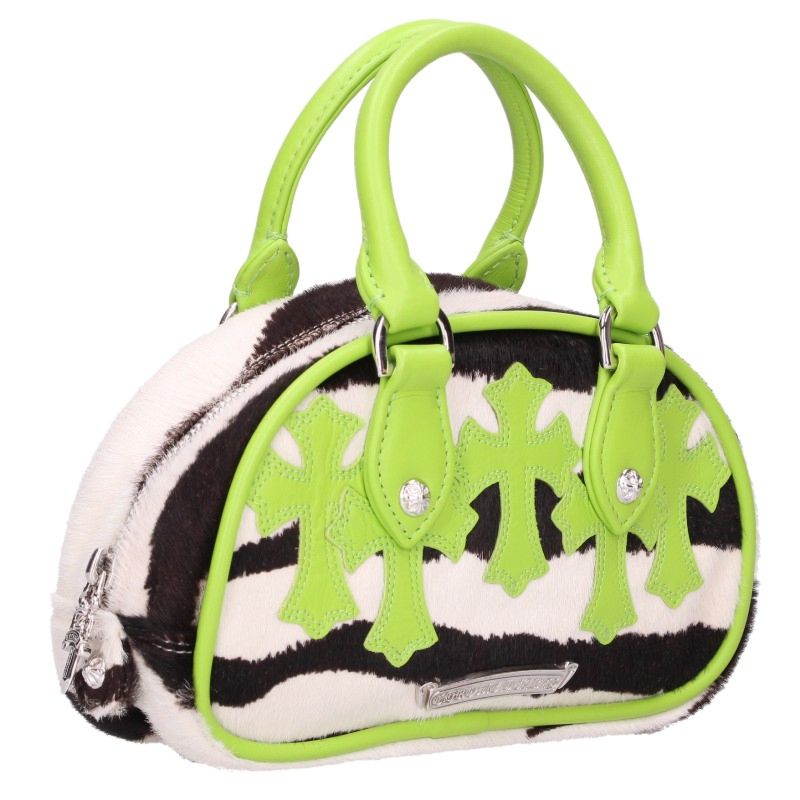 Chrome Hearts Tiny Gym Bag Cross Patch Floral Handbag