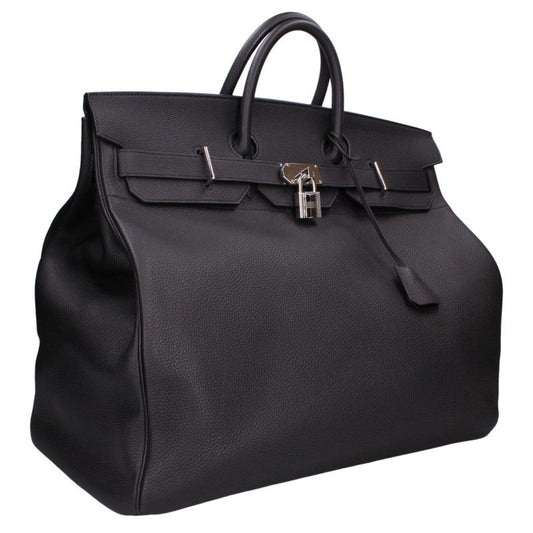 HERMES Haut à Courroies 50 Togo Leather Handbag Size 50
