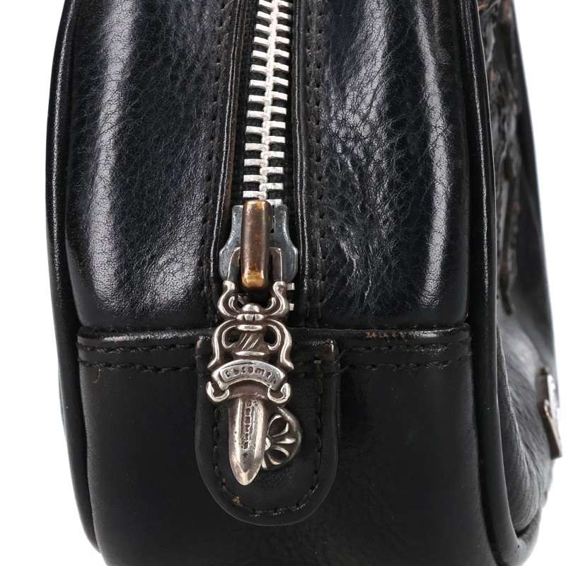 Chrome Hearts Tiny Gym Bag Cross Patch Leather Handbag Multi