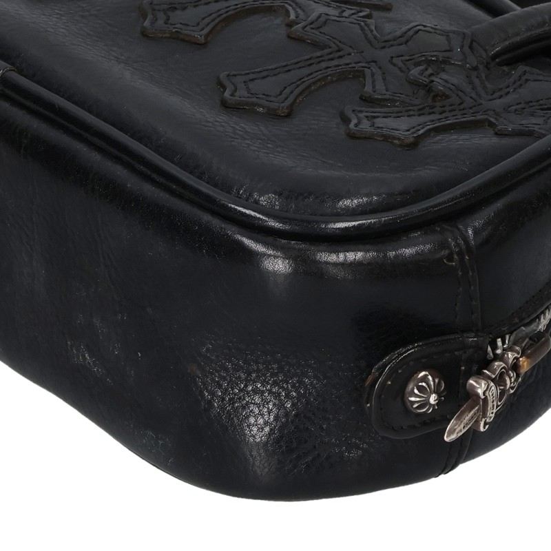 Chrome Hearts Tiny Gym Bag Cross Patch Leather Handbag Multi