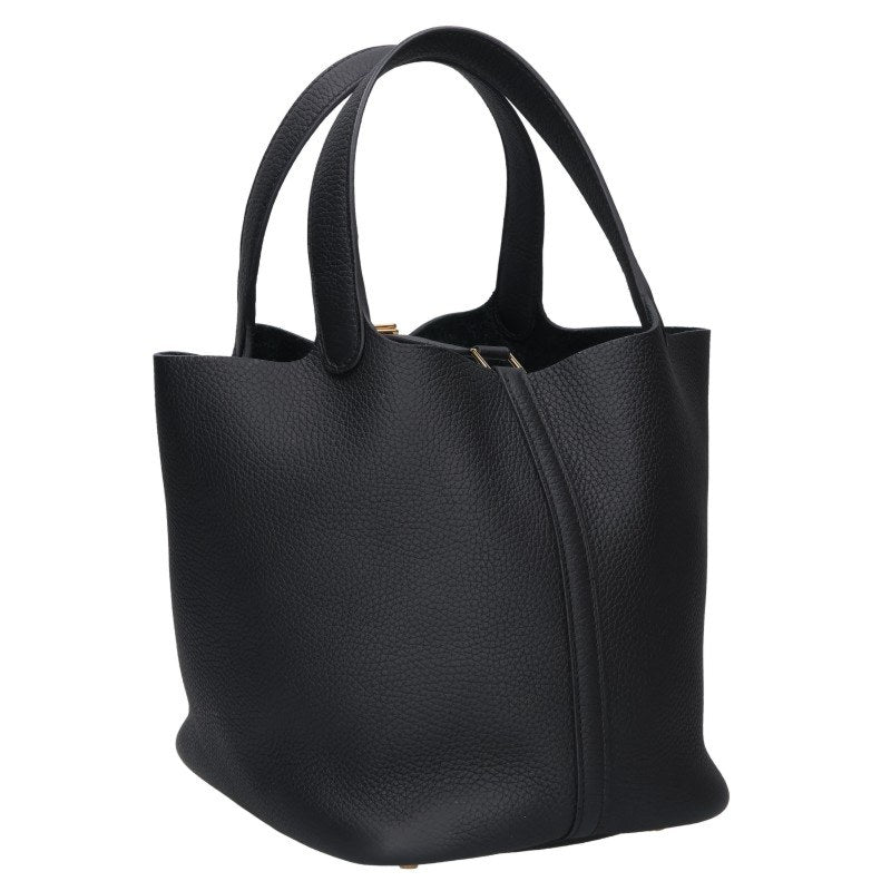 HERMES Picotin Lock MM Taurillon Leather Bag Size MM