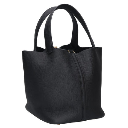 HERMES Picotin Lock MM Taurillon Leather Bag Size MM