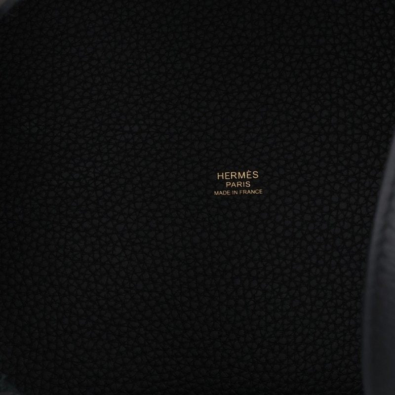 HERMES Picotin Lock MM Taurillon Leather Bag Size MM