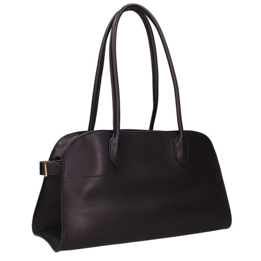 THEROW MARGAUX SHOULDER 12 Saddle Leather Bag