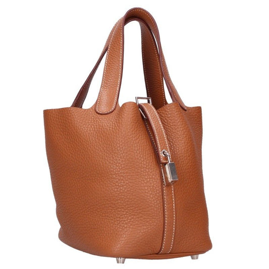 HERMES Picotin Lock PM Taurillon Clemence Handbag Size PM