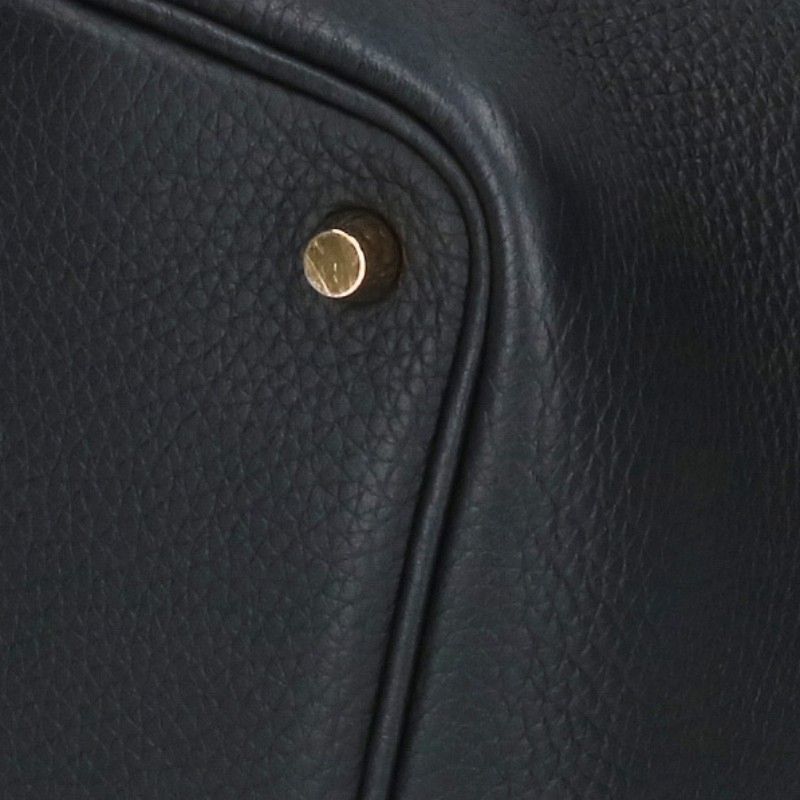 HERMES Picotin Lock PM Clemence Leather Handbag Size PM