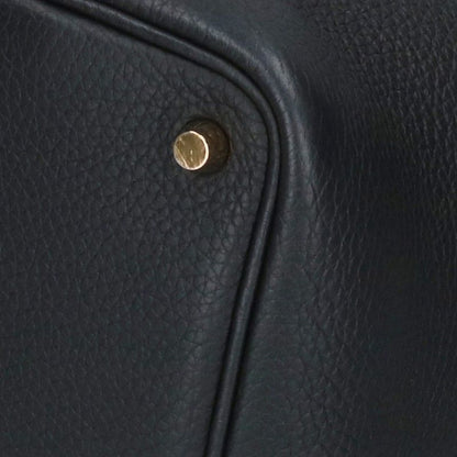 HERMES Picotin Lock PM Clemence Leather Handbag Size PM