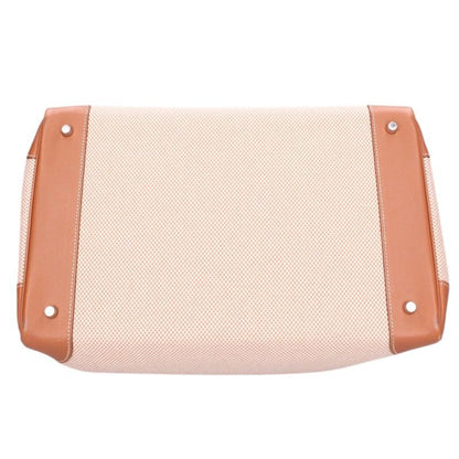 HERMES Haut à Courroies 40 Ficelle Toile Barenia Bag