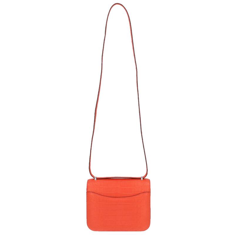 HERMES Constance Mini Matte Alligator Bag Size ONE SIZE