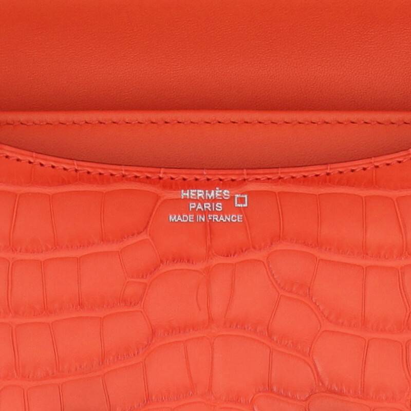 HERMES Constance Mini Matte Alligator Bag Size ONE SIZE