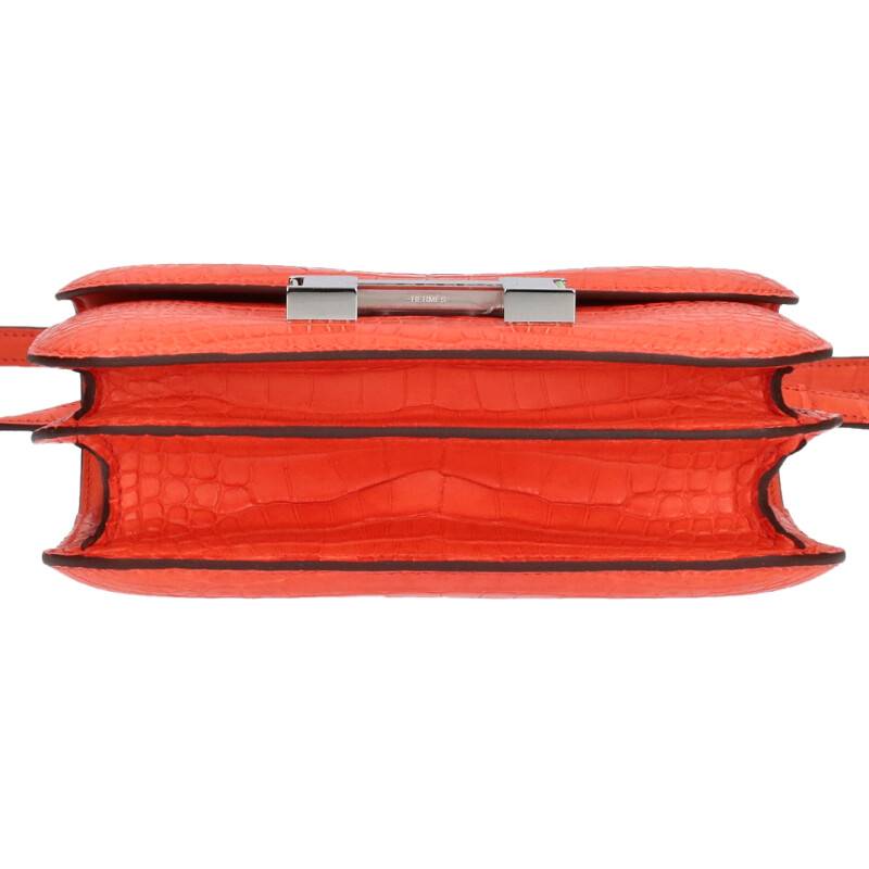 HERMES Constance Mini Matte Alligator Bag Size ONE SIZE