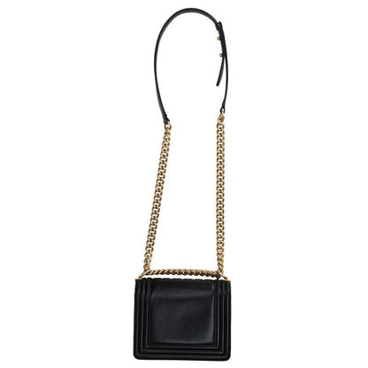 CHANEL Boy Chanel Mini Leather Chain Shoulder Size ONE SIZE