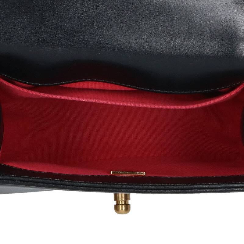 CHANEL Boy Chanel Mini Leather Chain Shoulder Size ONE SIZE