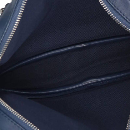CHANEL Matelasse Lambskin Camera Bag Navy Size ONE SIZE