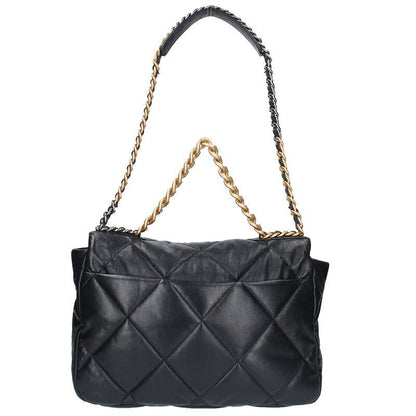 CHANEL 19 Maxi Flap Shiny Lambskin 2-Way Bag Size ONE SIZE