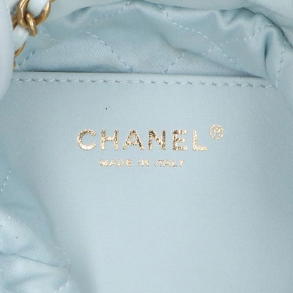 CHANEL 22 Leather Quilted Chain Shoulder Bag Size ONE SIZE