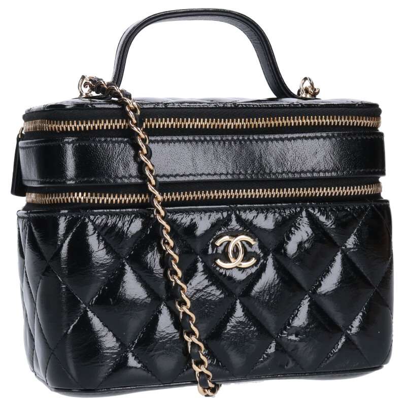 CHANEL Matelasse Vanity Quilted Shoulder Bag Size ONE SIZE