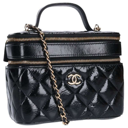 CHANEL Matelasse Vanity Quilted Shoulder Bag Size ONE SIZE
