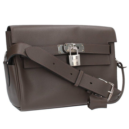 HERMES Kelly Messenger PM Shoulder Bag Beige Size ONE SIZE