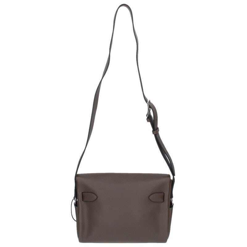 HERMES Kelly Messenger PM Shoulder Bag Beige Size ONE SIZE