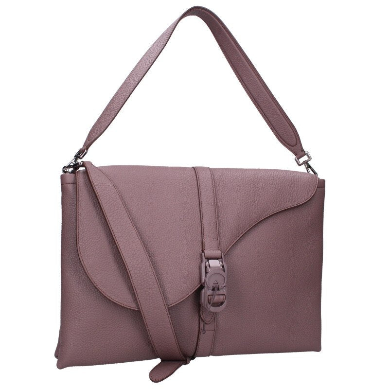 DIOR Pillow Calfskin 2-Way Shoulder Bag Brown Size ONE SIZE