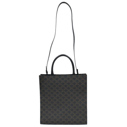 CELINE Vertical Cabas Shoulder Bag Brown Size ONE SIZE