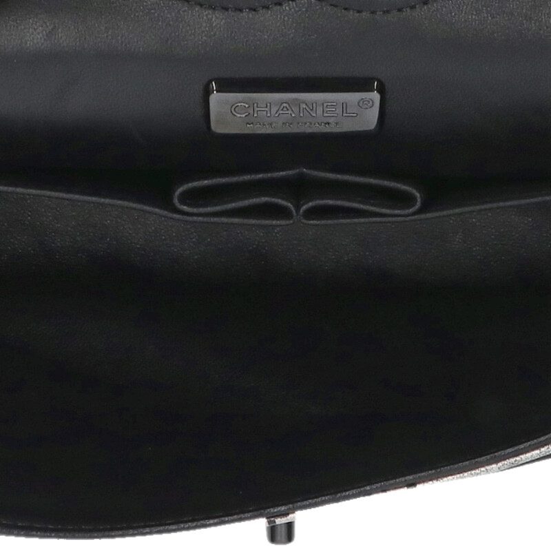 CHANEL Newspaper Matelasse Double Flap Bag Size ONE SIZE