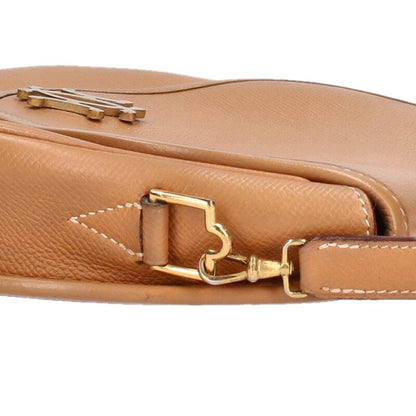 HERMES Double H Courchevel Leather GHW Bag Size ONE SIZE