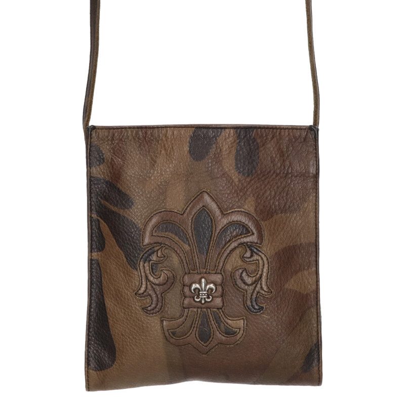 Chrome Hearts SQ PKT BS Fleur Leather Bag Size ONE Multi