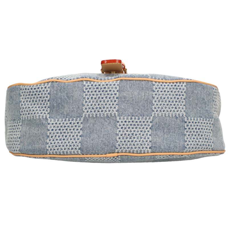 LOUISVUITTON Montsouris Messenger Damier Denim Bag Size MM