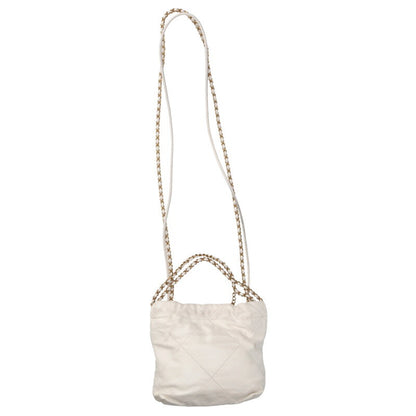 CHANEL 22 Lambskin Chain Leather Shoulder Bag Size ONE SIZE