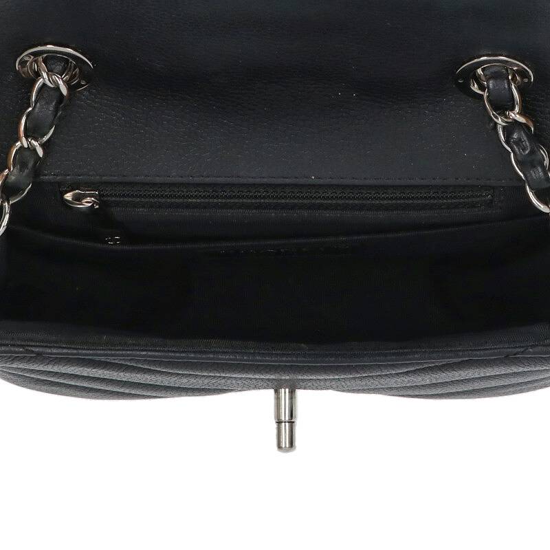 CHANEL Chevron V-Stitch Chain Shoulder Bag Size ONE SIZE