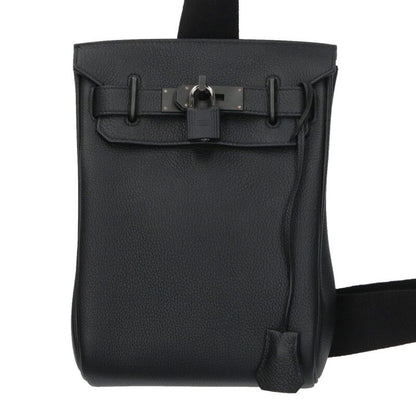 HERMES Akkad PM Togo So Black Shoulder Bag Size ONE SIZE