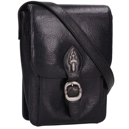 Chrome Hearts Dagger Flap Leather Shoulder Bag Size ONE SIZE