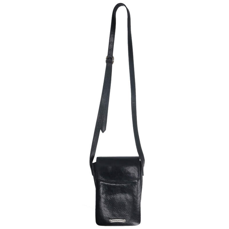 Chrome Hearts Dagger Flap Leather Shoulder Bag Size ONE SIZE