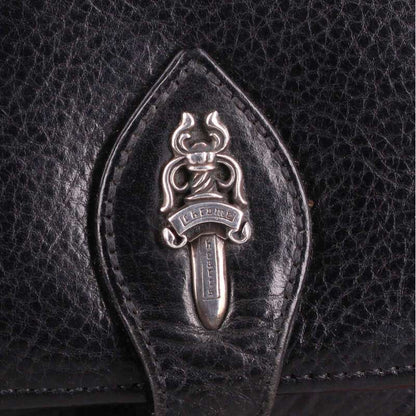 Chrome Hearts Dagger Flap Leather Shoulder Bag Size ONE SIZE