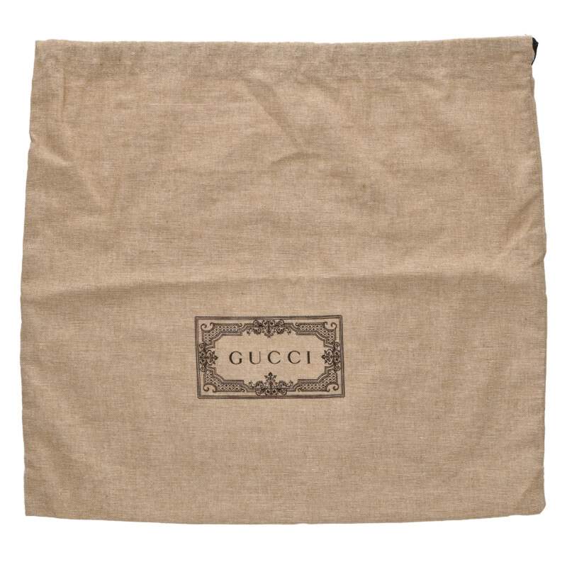 GUCCI GG Medium Messenger Shoulder Bag Black Size ONE SIZE
