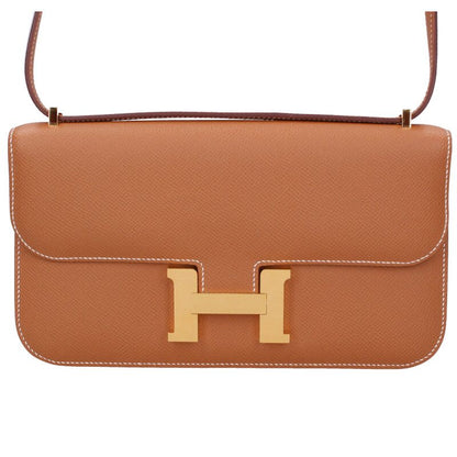 HERMES Constance Elan W-Stamp GHW Brown Size ONE SIZE