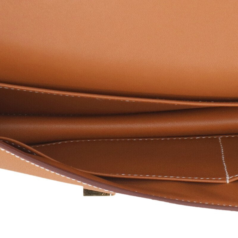 HERMES Constance Elan W-Stamp GHW Brown Size ONE SIZE