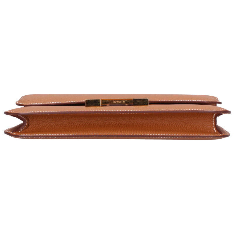 HERMES Constance Elan W-Stamp GHW Brown Size ONE SIZE
