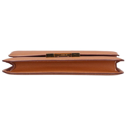 HERMES Constance Elan W-Stamp GHW Brown Size ONE SIZE