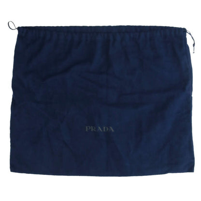 Prada Logo Shoulder Bag Green x Black