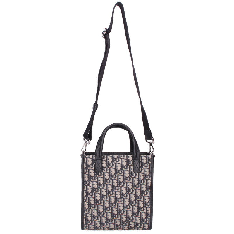 DIOR Oblíque North South Shoulder Bag Navy Size ONE SIZE